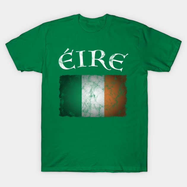 Ireland Eire flag T-Shirt by JeZeDe